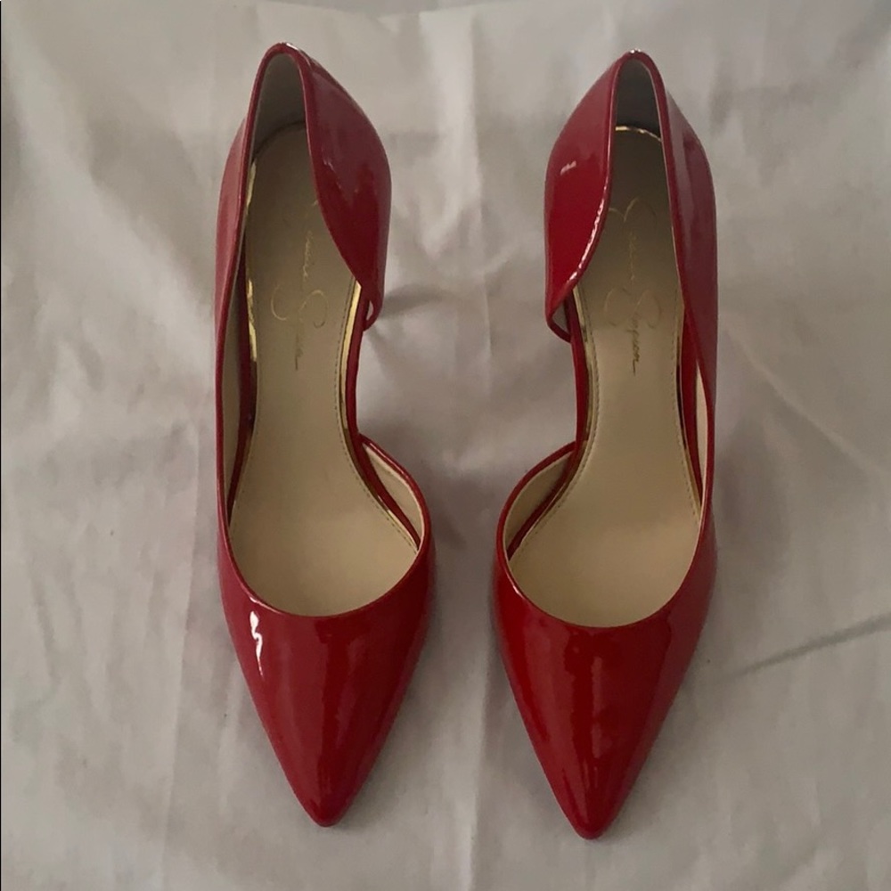 Red Jessica Simpson Heels